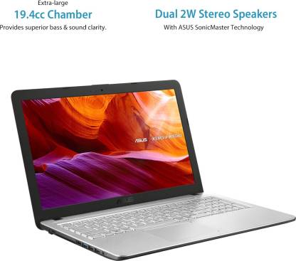 ASUS Celeron Dual Core - (4 GB/1 TB HDD/Windows 10 Home) X543MA-GQ1015T Laptop (15.6 inch, Transparent Silver, 1.9 kg) - Image 2