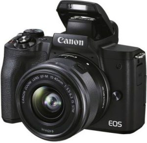 Canon EOS M50 MKII 15-45MM LENS NO MEMORY CARD NO BAG Mirrorless Camera EOS M50 MKII 15-45MM LENS