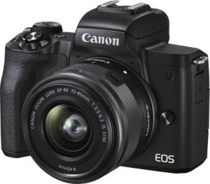 Canon EOS M50 Mark II Mirrorless Camera EF-M15-45mm 1;3.5-6.3 IS STM 1N