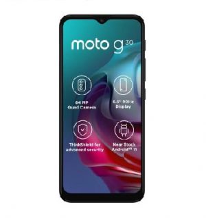 MOTOROLA G30 (Pastel Sky, 64 GB) (4 GB RAM)