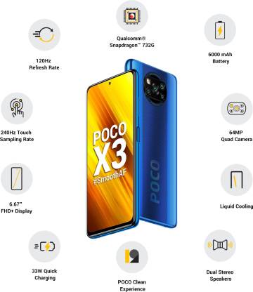 POCO X3 (Cobalt Blue, 64 GB) (6 GB RAM) - Image 3