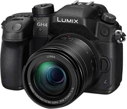 Panasonic Lumix DMC-GH4 Mirrorless Camera Body with 12-60mm Lens
