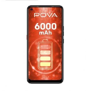 Tecno POVA (Dazzle Black, 128 GB)  (6 GB RAM)