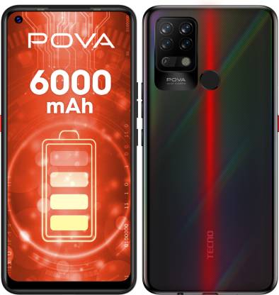 Tecno POVA (Dazzle Black, 128 GB) (6 GB RAM) - Image 4