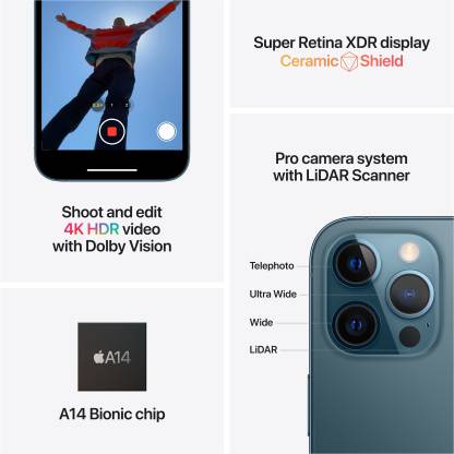 APPLE iPhone 12 Pro Max (Graphite, 128 GB) - Image 5
