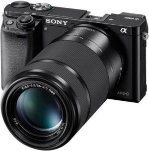 SONY Alpha ILCE-6000Yb in5 Mirrorless Camera Body with Dual Lens 16-50 mm & 55-210 mm