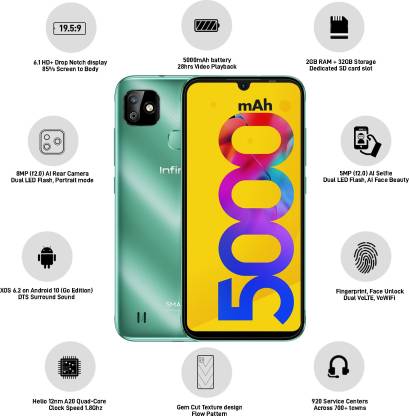 Infinix Smart HD 2021 (Quartz Green, 32 GB) (2 GB RAM) - Image 4
