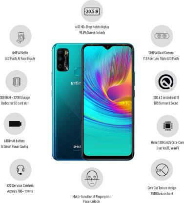 Infinix Smart 4 Plus (Ocean Wave, 32 GB) (3 GB RAM) - Image 2