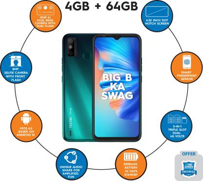 Tecno Spark 6 Go (Ice Jadeite, 64 GB) (4 GB RAM) - Image 4