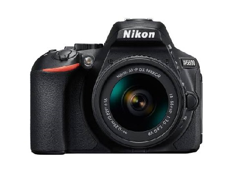 NIKON D5600 DSLR Camera Body with Single Lens: AF-P DX Nikkor 18-55 MM F/3.5-5.6G VR (16 GB SD Card)