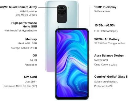 REDMI Note 9 (Arctic White, 128 GB) (6 GB RAM) - Image 5