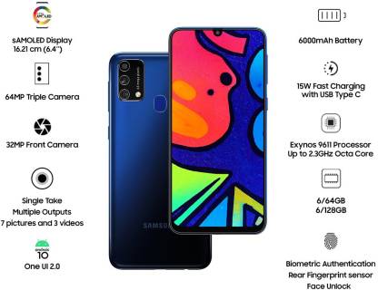 SAMSUNG Galaxy F41 (Fusion Blue, 128 GB) (6 GB RAM) - Image 5