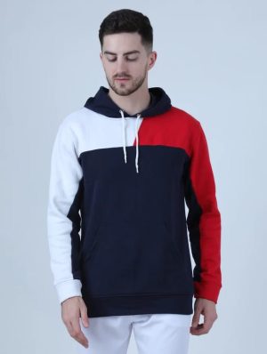 Men Sweatshirts Fleece Hooded Round Neck ( 300 GSM )