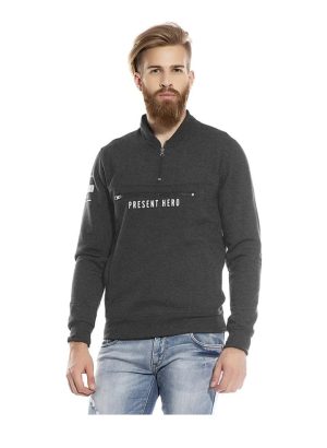 Men Sweatshirts Cotton Fleece Full Sleeve