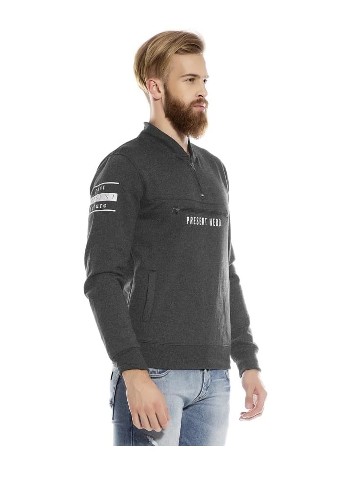 Men Sweatshirts Cotton Fleece Full Sleeve - Image 4