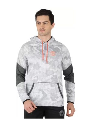Men Sweatshirt Polyester Hooded Neck