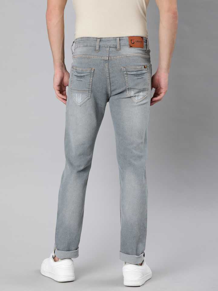 Men Slim Jeans Grey - Image 2