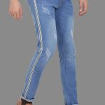 Men Slim Jeans Light Blue