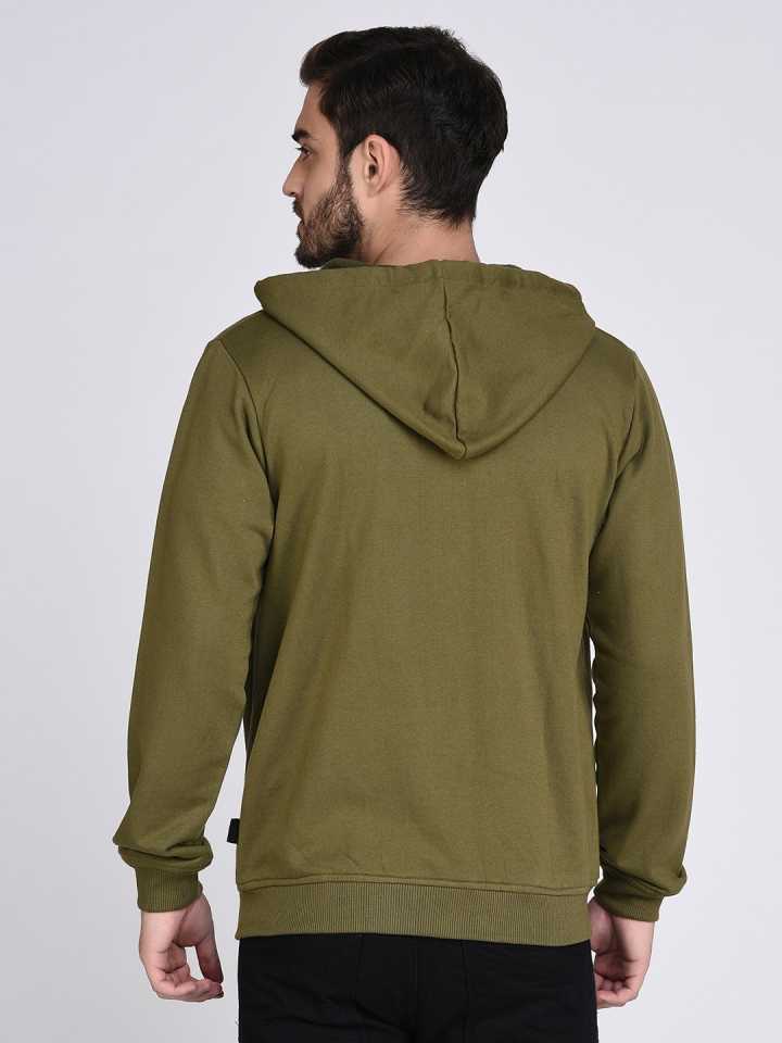 Full Sleeve Solid Men Sweatshirt - Image 2