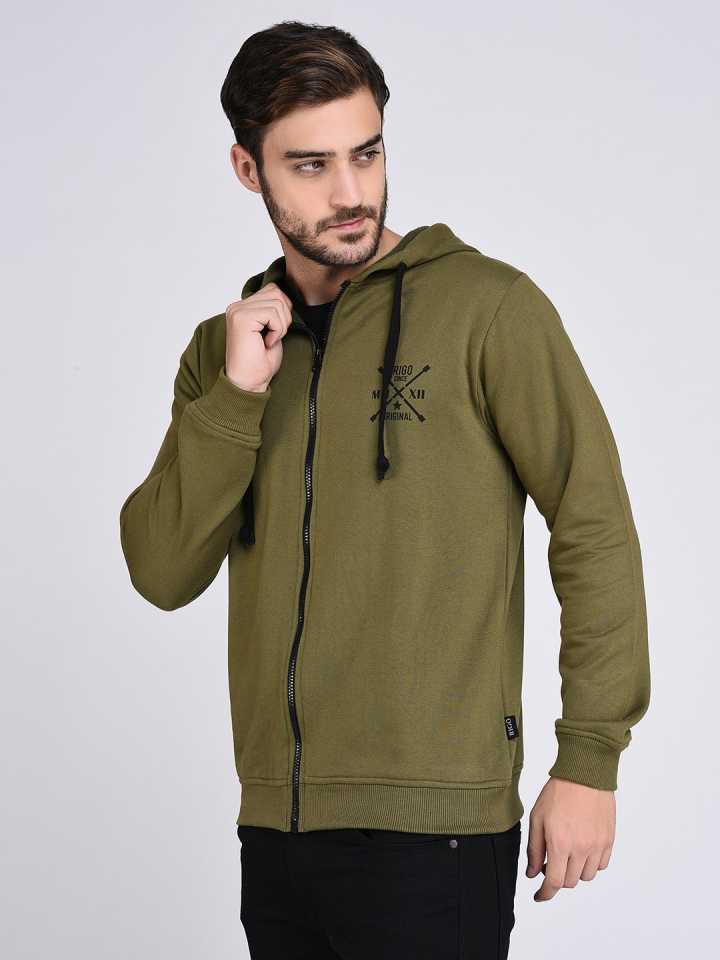 Full Sleeve Solid Men Sweatshirt - Image 3