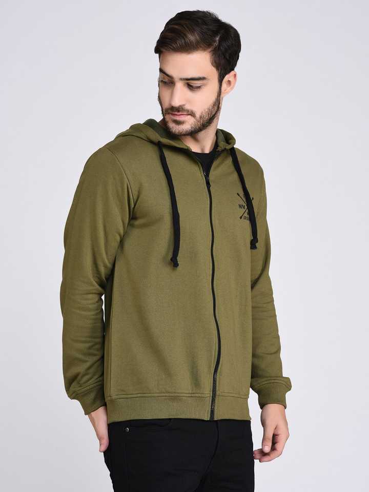 Full Sleeve Solid Men Sweatshirt - Image 4