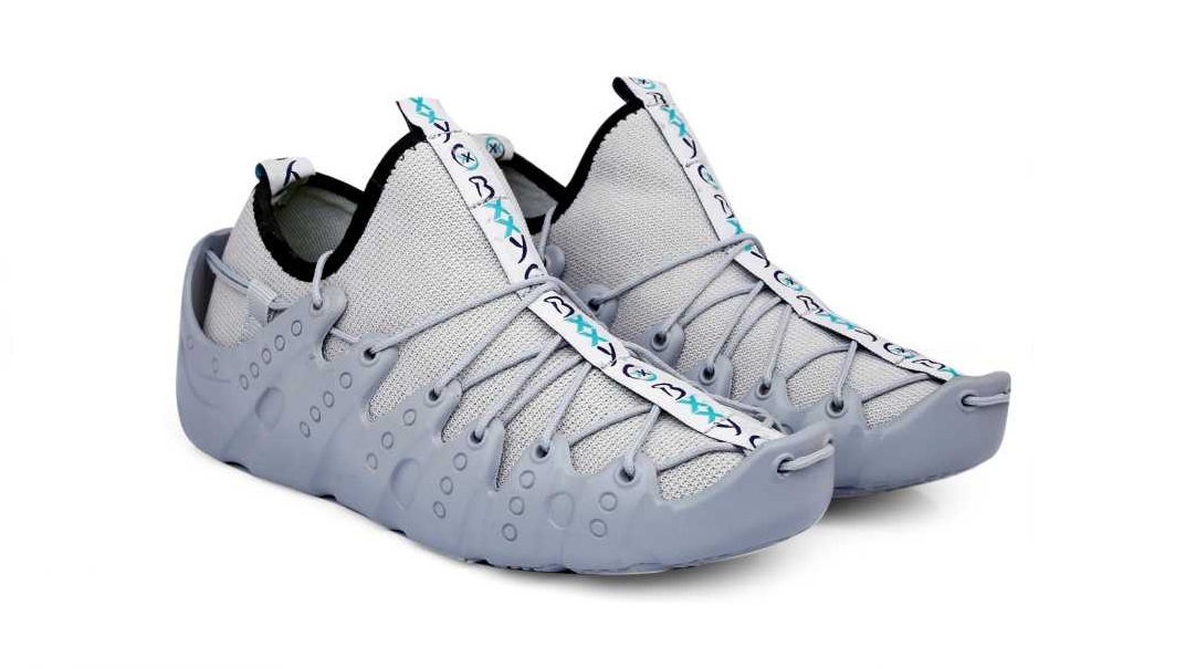 Men's Latest Casual Running Outdoor Lace-Up Shoes Running Shoes Grey - Image 4