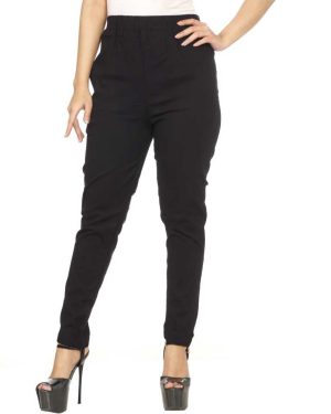 Jogger Fit Women Black Jeans