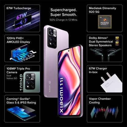 Xiaomi 11i 5G (Purple Mist, 128 GB) (6 GB RAM) - Image 3