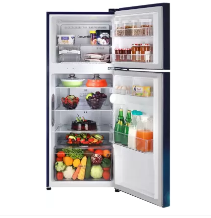 LG 260 L Frost Free Double Door 2 Star Convertible Refrigerator (Blue Charm, GL-T292RBCY) - Image 3