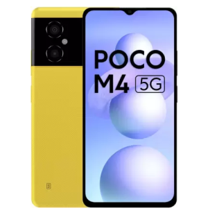 POCO M4 5G (Yellow, 128 GB) (6 GB RAM)