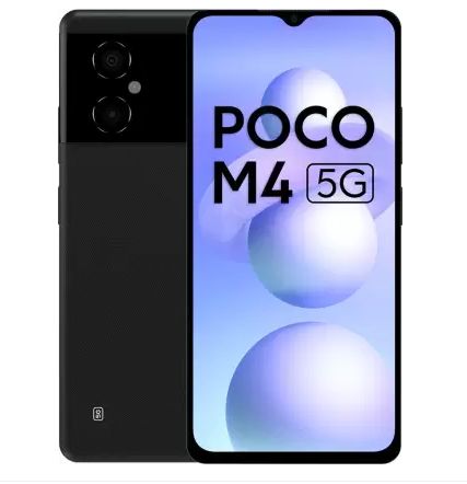 POCO M4 5G (Power Black, 64 GB) (4 GB RAM)