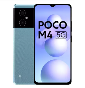 POCO M4 5G (Cool Blue, 128 GB) (6 GB RAM)