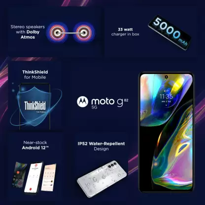 MOTOROLA g82 5G (White Lily, 128 GB) (8 GB RAM) - Image 4