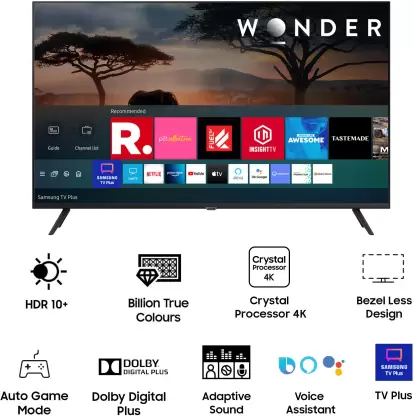 SAMSUNG Crystal 4K Neo Series 108 cm (43 inch) Ultra HD (4K) LED Smart TV with (Black) (2022 Model) - Image 2