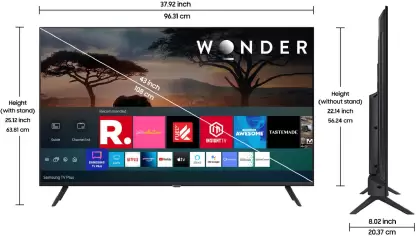 SAMSUNG Crystal 4K Neo Series 108 cm (43 inch) Ultra HD (4K) LED Smart TV with (Black) (2022 Model) - Image 6