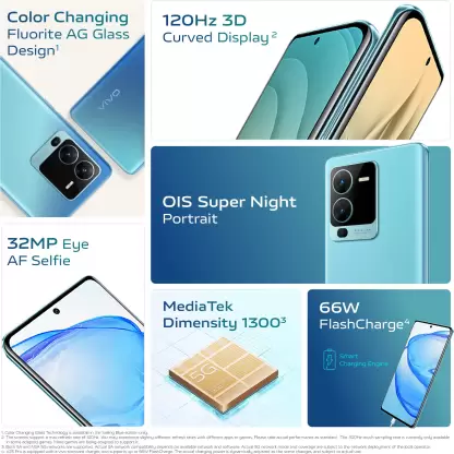 vivo V25 Pro 5G (Sailing Blue, 256 GB) (12 GB RAM) - Image 4