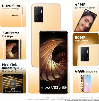 vivo V23e 5G (Sunshine Gold, 128 GB) (8 GB RAM) - Image 7