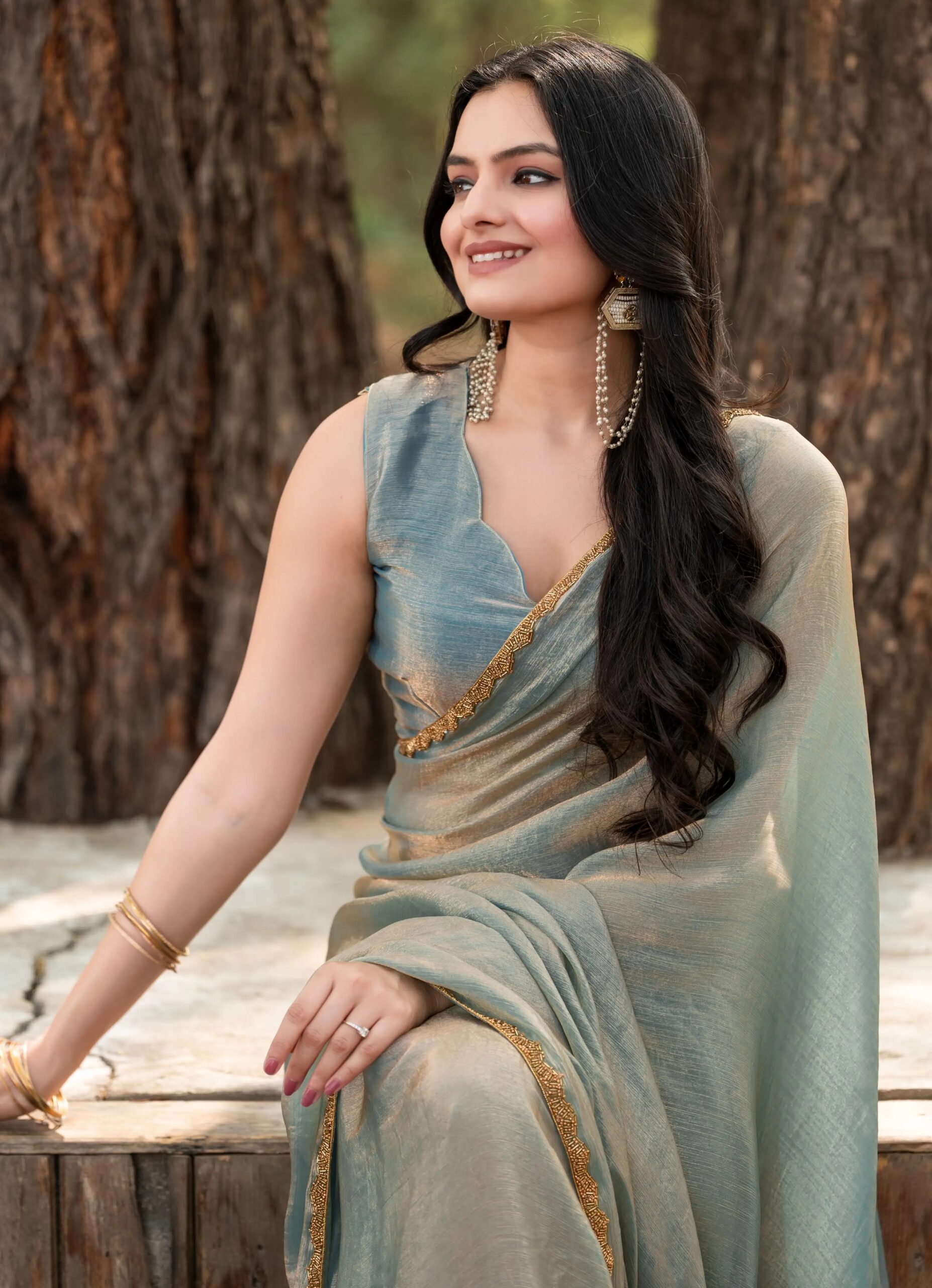 PARTY WEAR SAREE FOR GIRLS AND WOMEN'S - Image 2