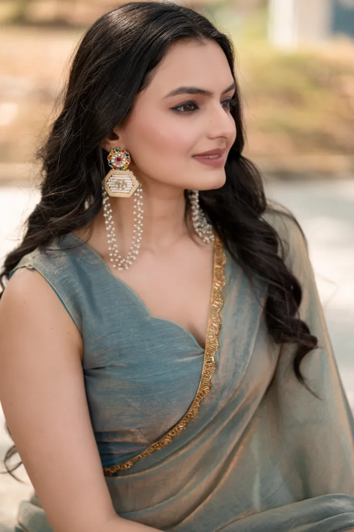 PARTY WEAR SAREE FOR GIRLS AND WOMEN'S - Image 4